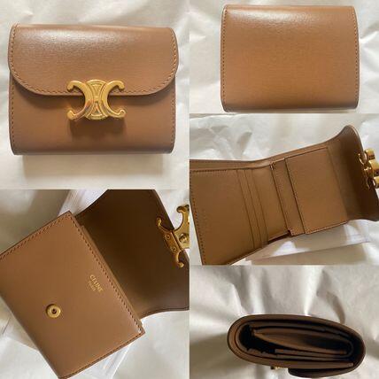 CELINE【入手困難】可愛い ★TRIOMPHE SMALL FLAP WALLET★ 全色